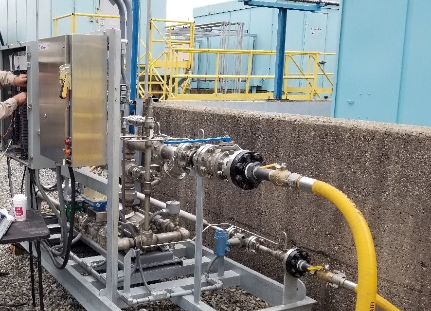 From a recent gas turbine water injection project